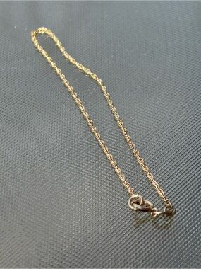 10K Gold Rope Chain Link Bracelet